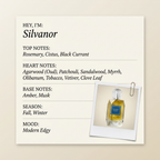Michael Cinco Silvanor fragrance profile card