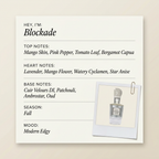 Mind Games Blockade fragrance profile card