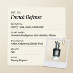 Mind Games French Defense fragrance profile card