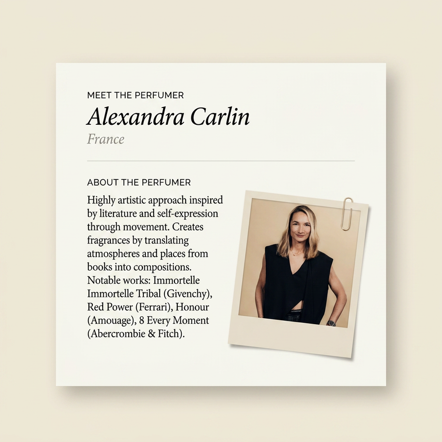 Alexandra Carlin perfumer profile