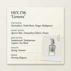 Mind Games Lionora fragrance profile card
