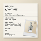 Mind Games Queening fragrance profile card