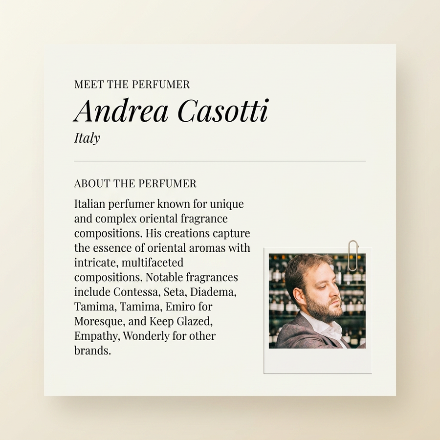 Andrea Casotti perfumer profile