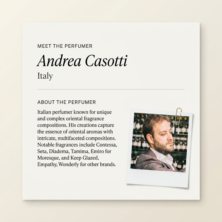 Andrea Casotti perfumer profile
