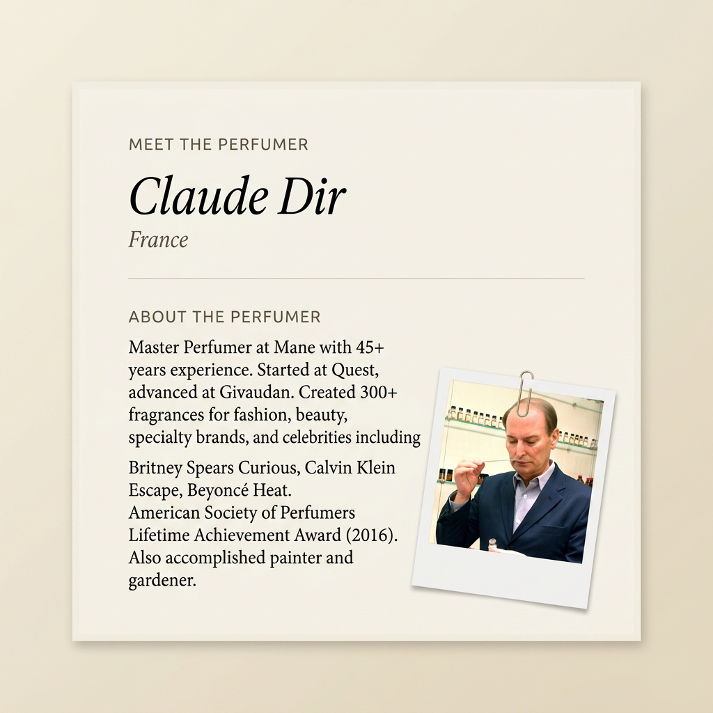 Claude Dir perfumer profile