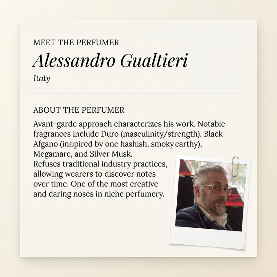 Alessandro Gualtieri perfumer profile