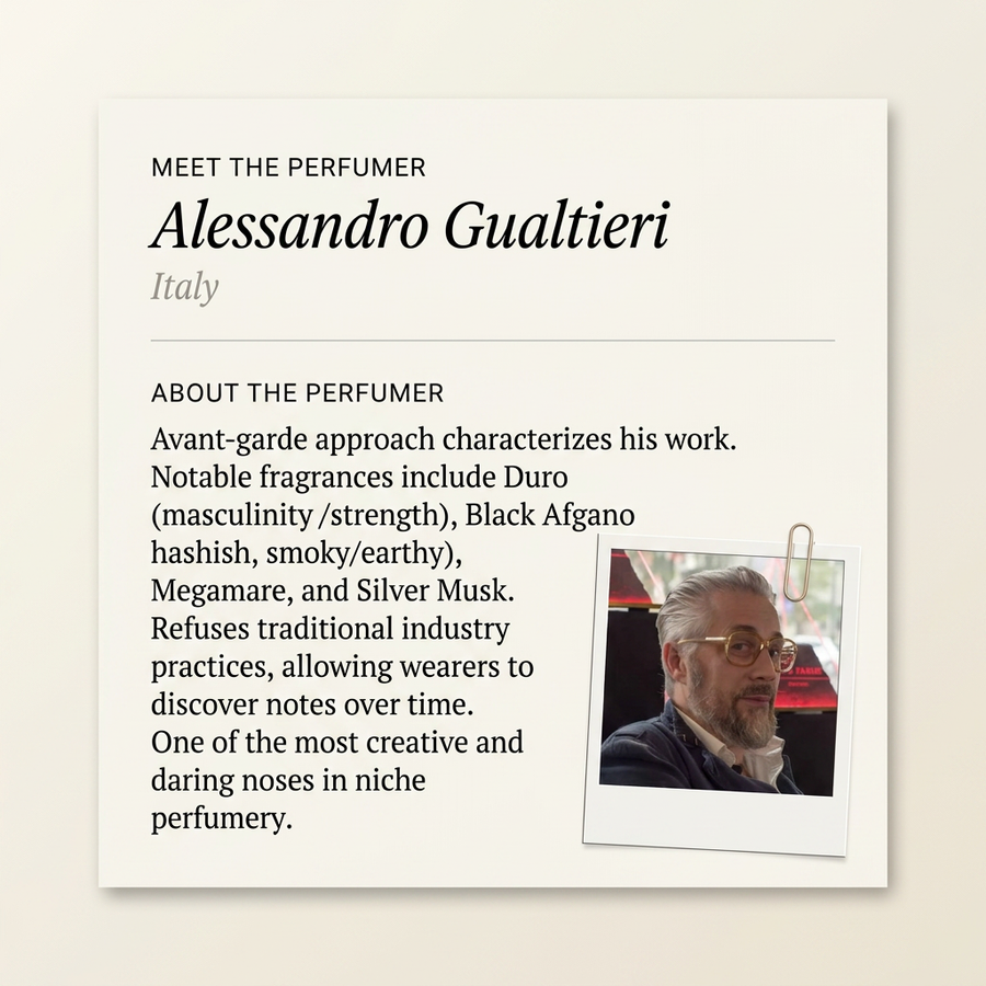 Alessandro Gualtieri perfumer profile