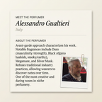 Alessandro Gualtieri perfumer profile