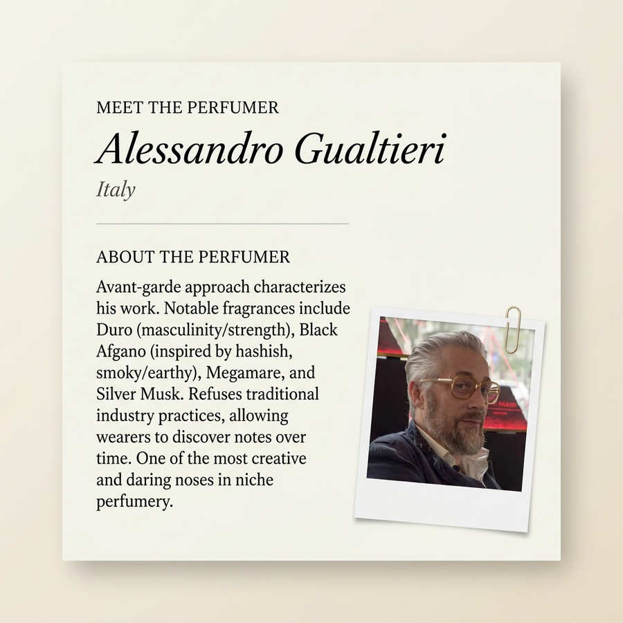 Alessandro Gualtieri perfumer profile