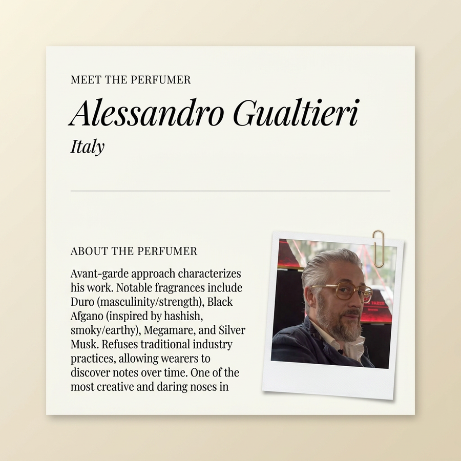 Alessandro Gualtieri perfumer profile