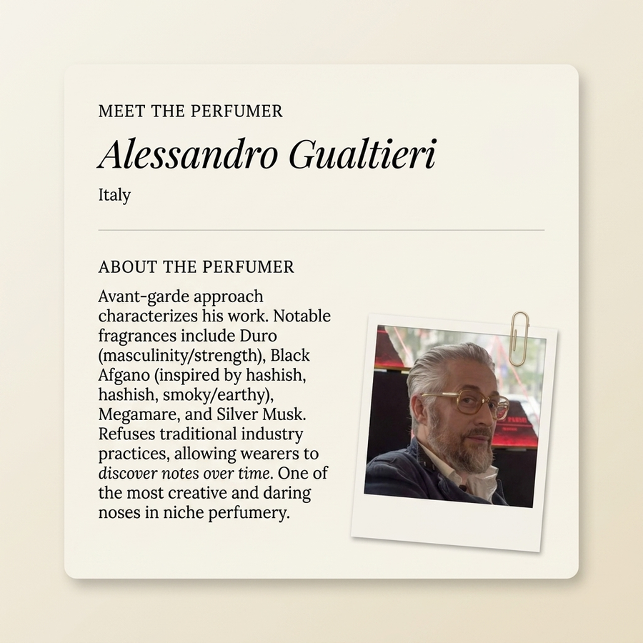 Alessandro Gualtieri perfumer profile