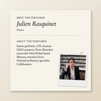 Julien Rasquinet perfumer profile