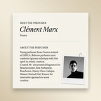 Clément Marx perfumer profile