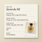 Nectar Olfactif Secret du Nil fragrance profile card