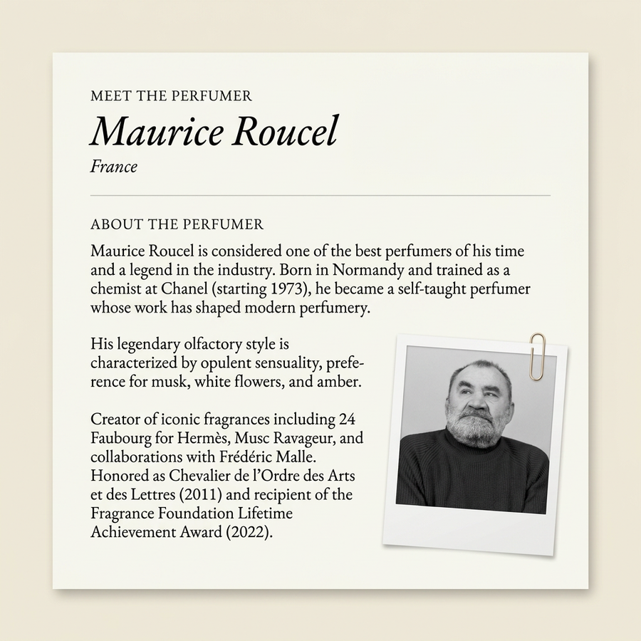 Maurice Roucel perfumer profile