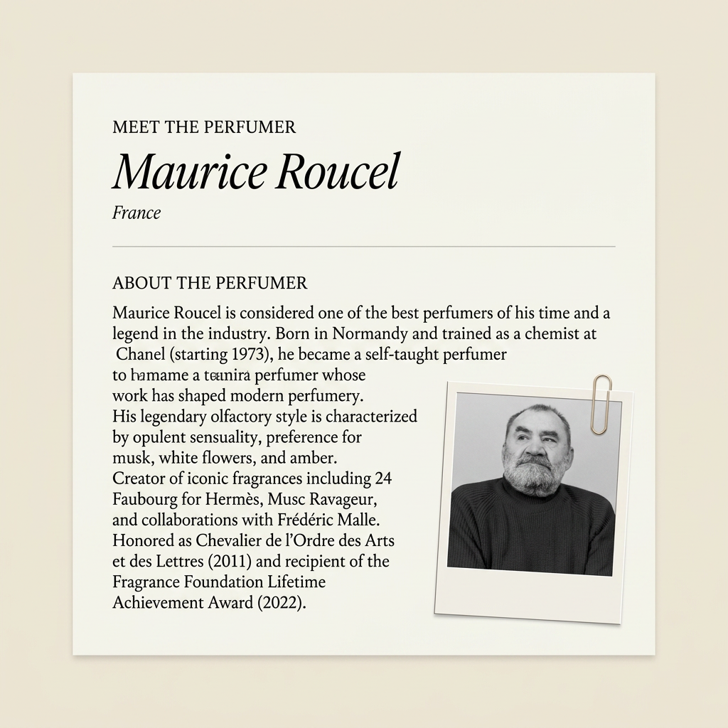 Maurice Roucel perfumer profile