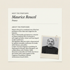 Maurice Roucel perfumer profile