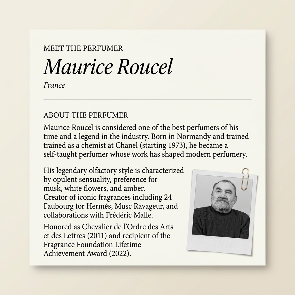 Maurice Roucel perfumer profile