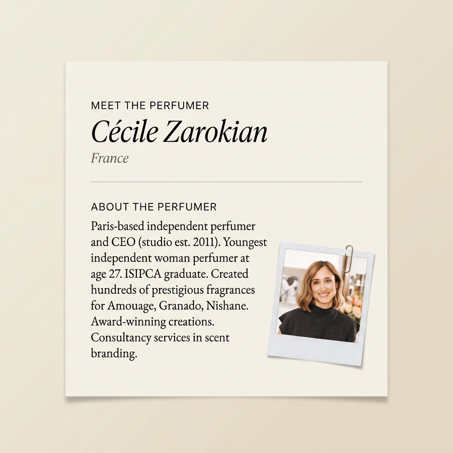 Cécile Zarokian perfumer profile