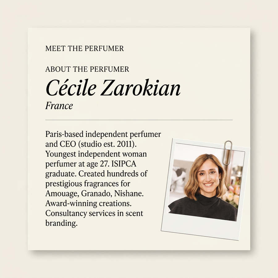 Cécile Zarokian perfumer profile
