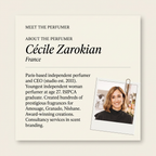 Cécile Zarokian perfumer profile