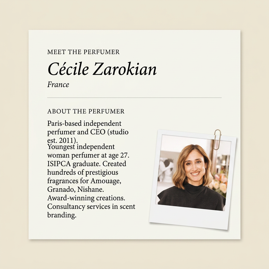 Cécile Zarokian perfumer profile