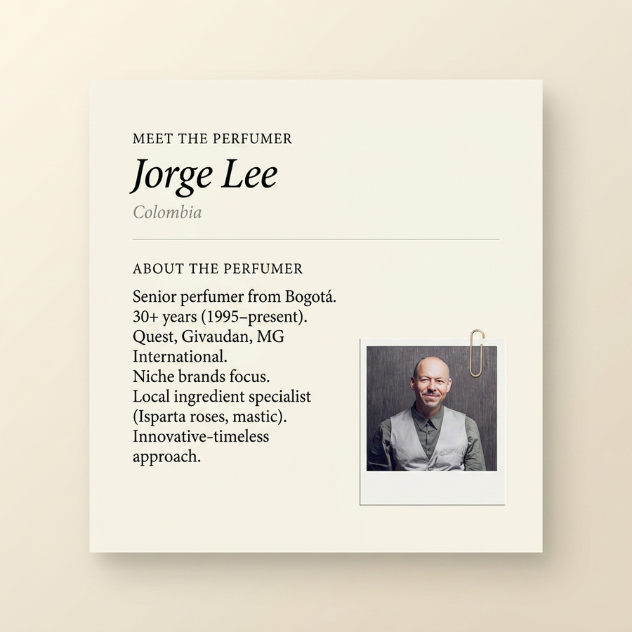 Jorge Lee perfumer profile