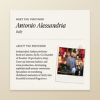 Antonio Alessandria perfumer profile