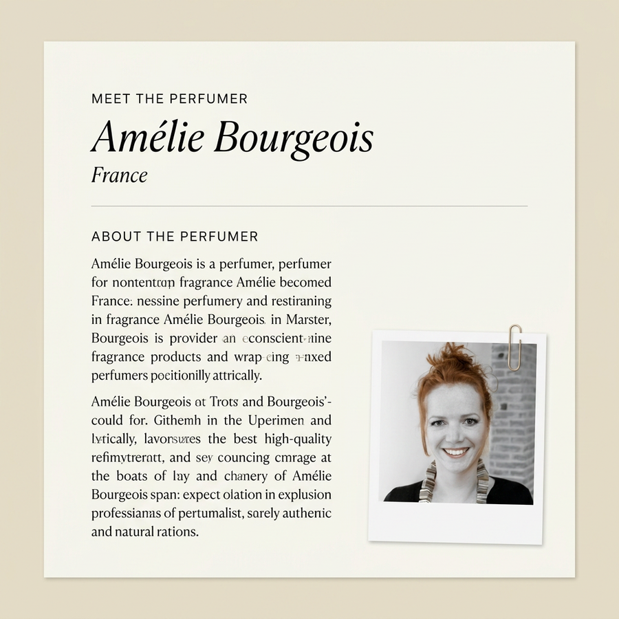 Amélie Bourgeois perfumer profile