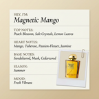 Olfattology Magnetic Mango fragrance profile card