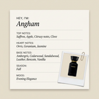 OMAN LUXURY Angham fragrance profile card