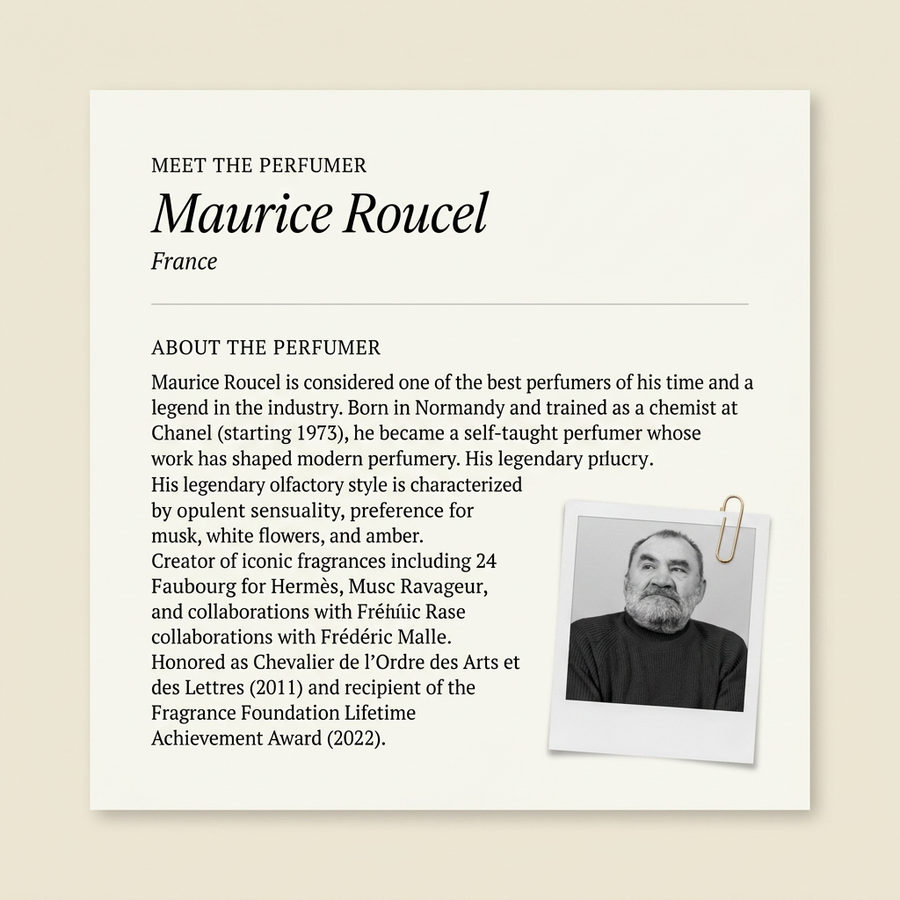 Maurice Roucel perfumer profile