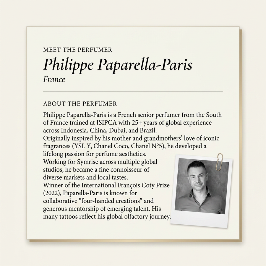 Philippe Paparella-Paris perfumer profile