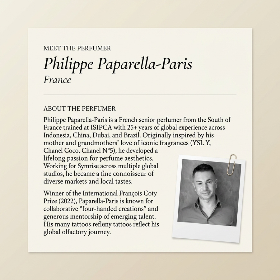 Philippe Paparella-Paris perfumer profile
