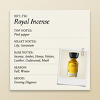 OMAN LUXURY Royal Incense fragrance profile card