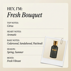 Onno Fresh Bouquet fragrance profile card