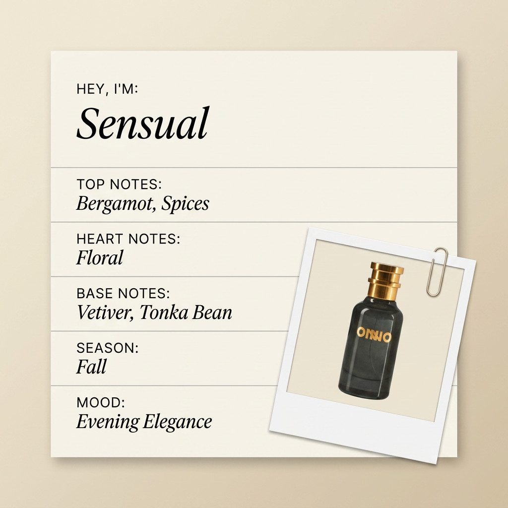 Onno Sensual fragrance profile card