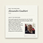 Alessandro Gualtieri perfumer profile