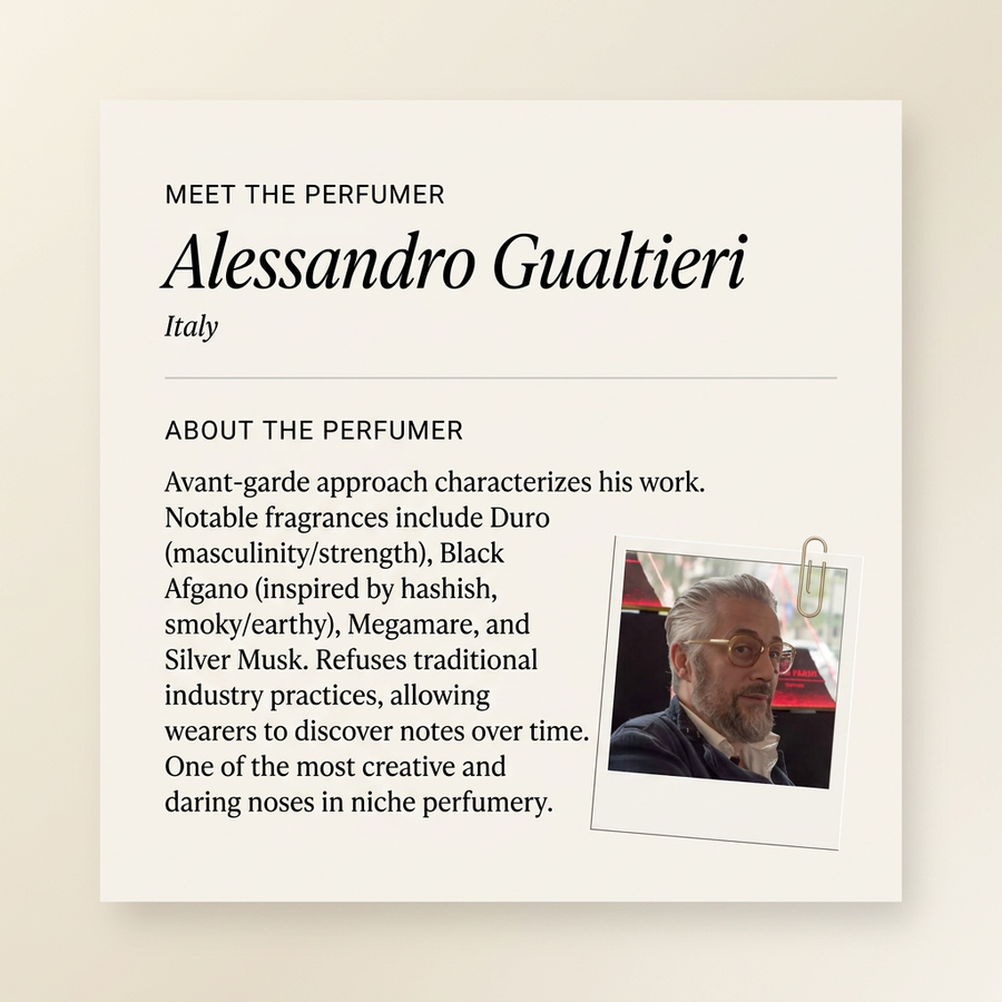 Alessandro Gualtieri perfumer profile