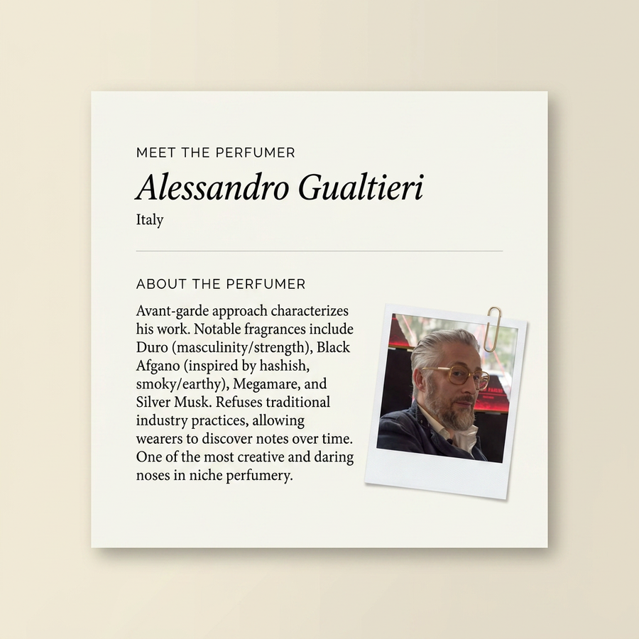 Alessandro Gualtieri perfumer profile