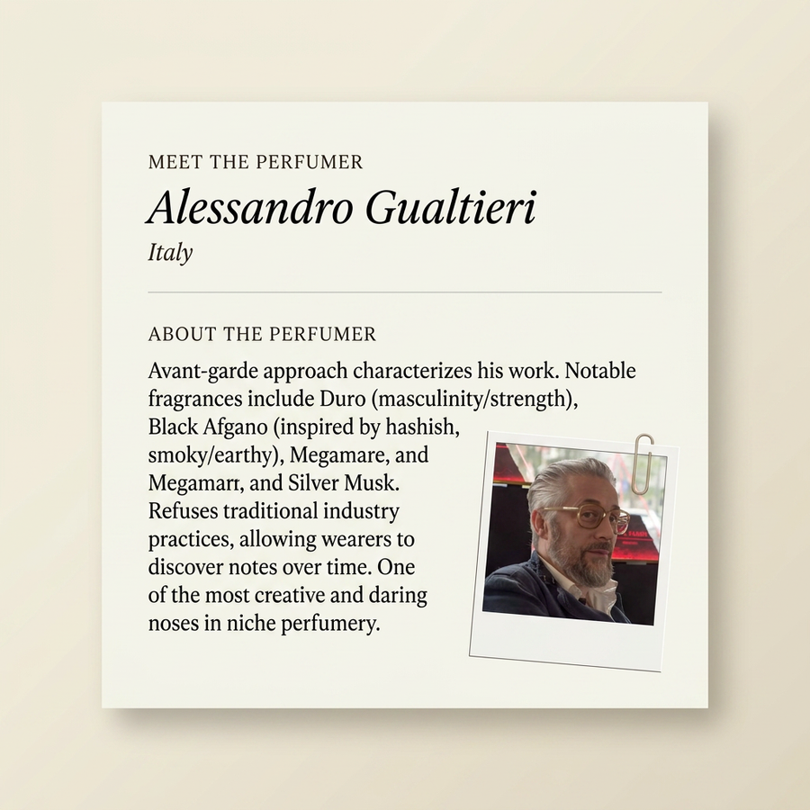 Alessandro Gualtieri perfumer profile