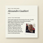 Alessandro Gualtieri perfumer profile