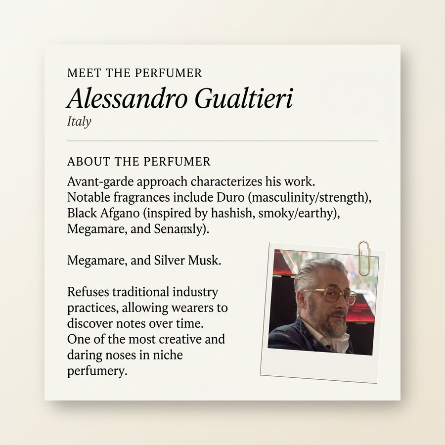 Alessandro Gualtieri perfumer profile