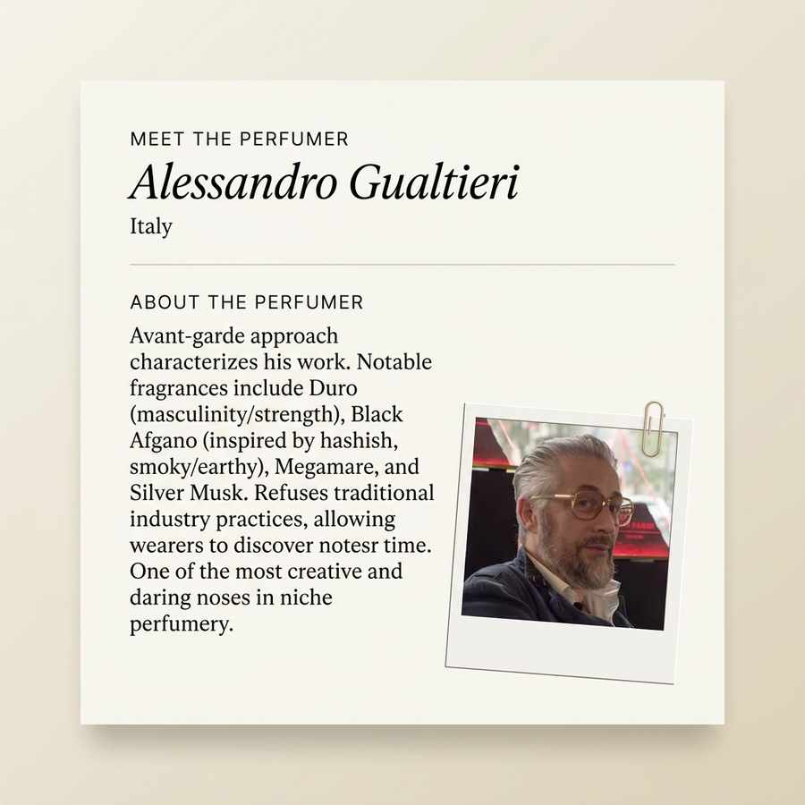 Alessandro Gualtieri perfumer profile