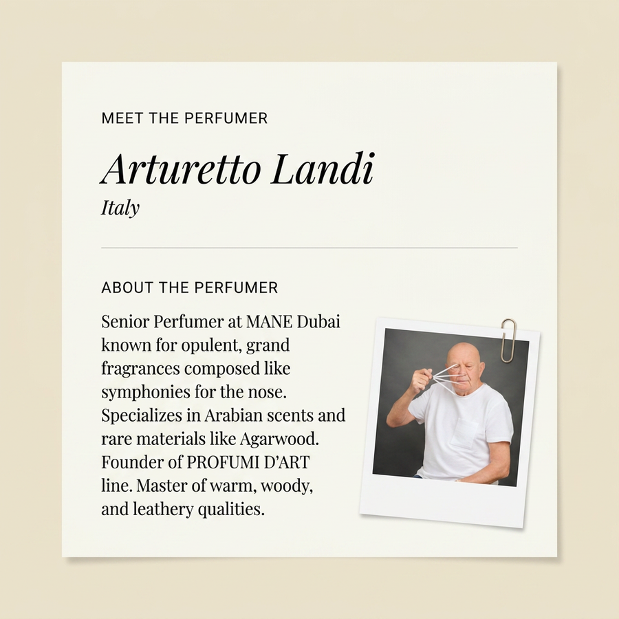 Arturetto Landi perfumer profile