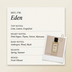 Paradis des Sens Eden fragrance profile card