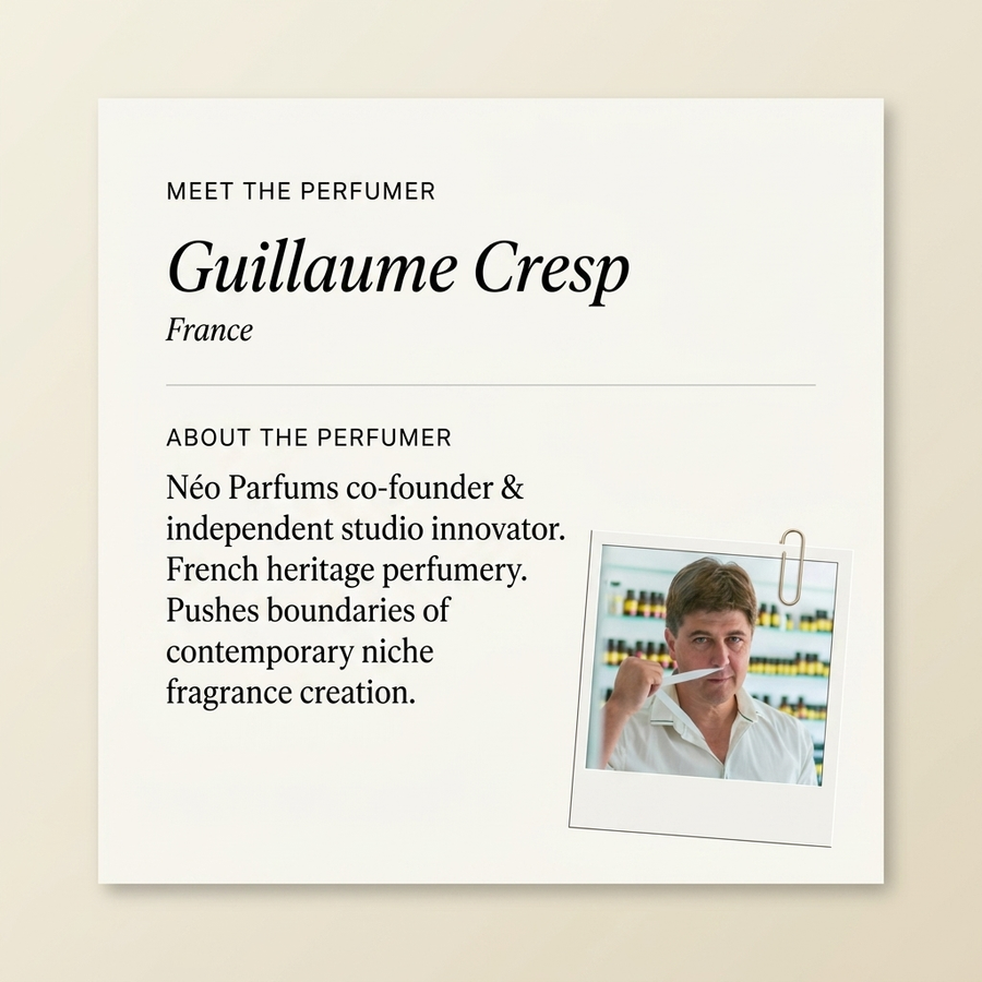 Guillaume Cresp perfumer profile