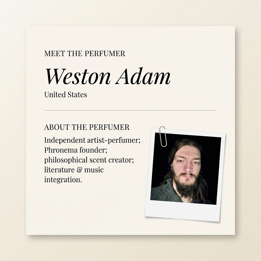 Weston Adam perfumer profile