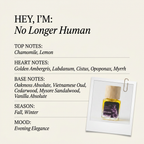 Phronema Perfumes No Longer Human fragrance profile card