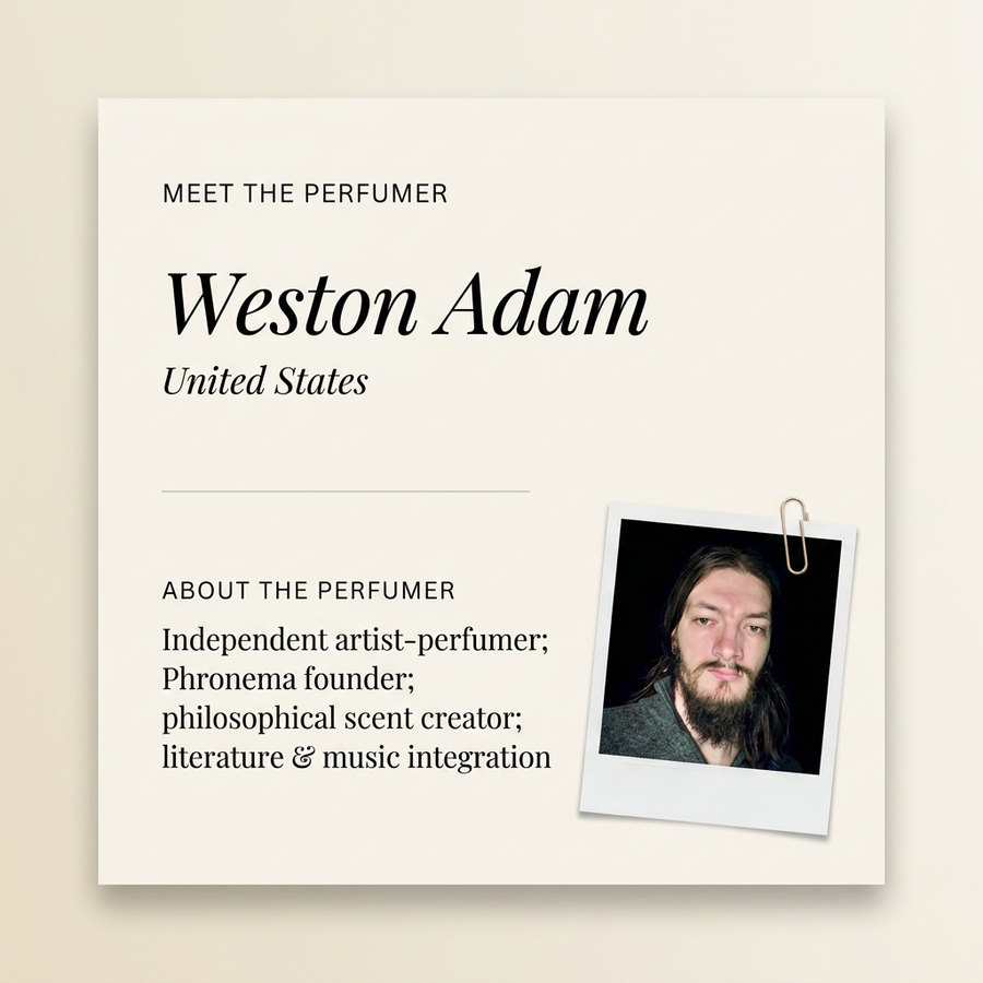 Weston Adam perfumer profile